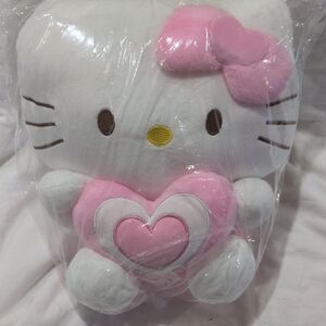 Hello Kitty Plush Toy with Pink Heart
